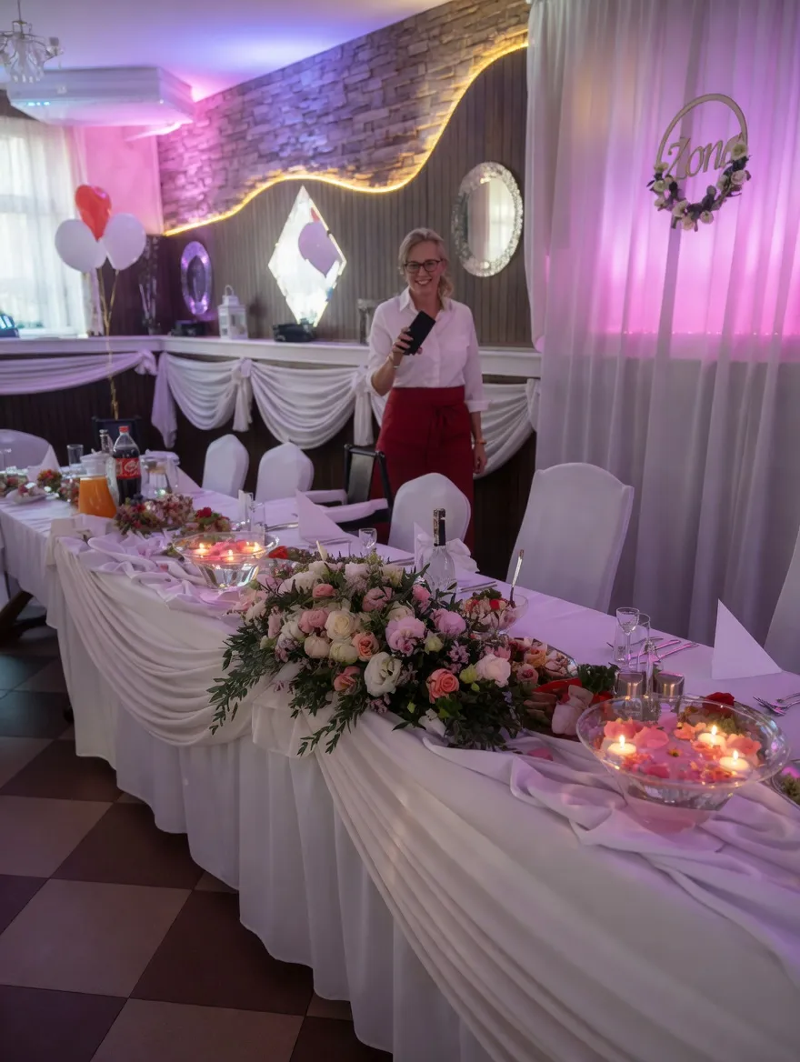 Sala bankietowa Pokusa - detale dekoracyjne